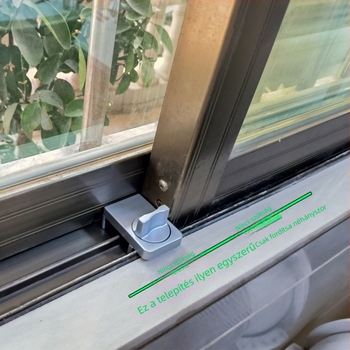 DY-CS01 Ablakzáró cinkötvözetből, kulcs nélküli forgatás, lopás elleni védelem, szerelés nélkül