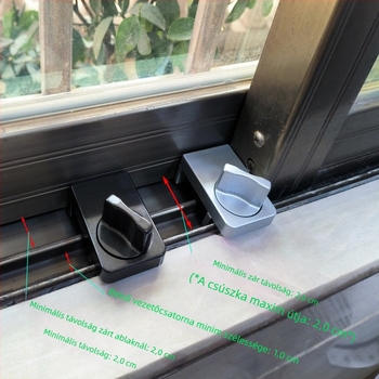 DY-CS01 Ablakzáró cinkötvözetből, kulcs nélküli forgatás, lopás elleni védelem, szerelés nélkül