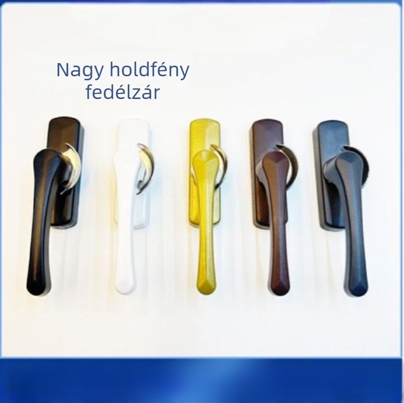 Félhold alakú zár LG-2004 | cinkötvözet | ajtók és ablakokhoz | modern és egyszerű stílus