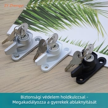 Félhold alakú zár kulccsal — Modell 04, Cinkötvözet, Márka Right, Modern Minimalizmus
