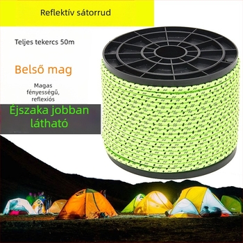 Sátor szélvédő kötél, Hike Mount márka, 4 mm vastagság, Zhejiang származás