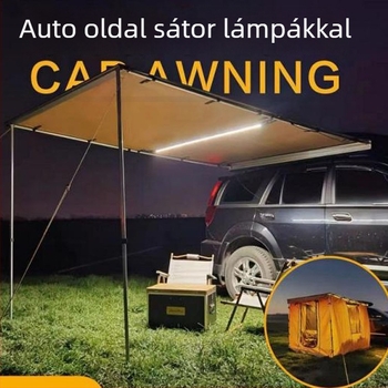 Chaoye SUV oldalsó sátorkészlet Tiger Claw crossbar, szénacél; kompatibilis a zipzáras sátor kiegészítőkkel és alumínium héjas sátrakhoz