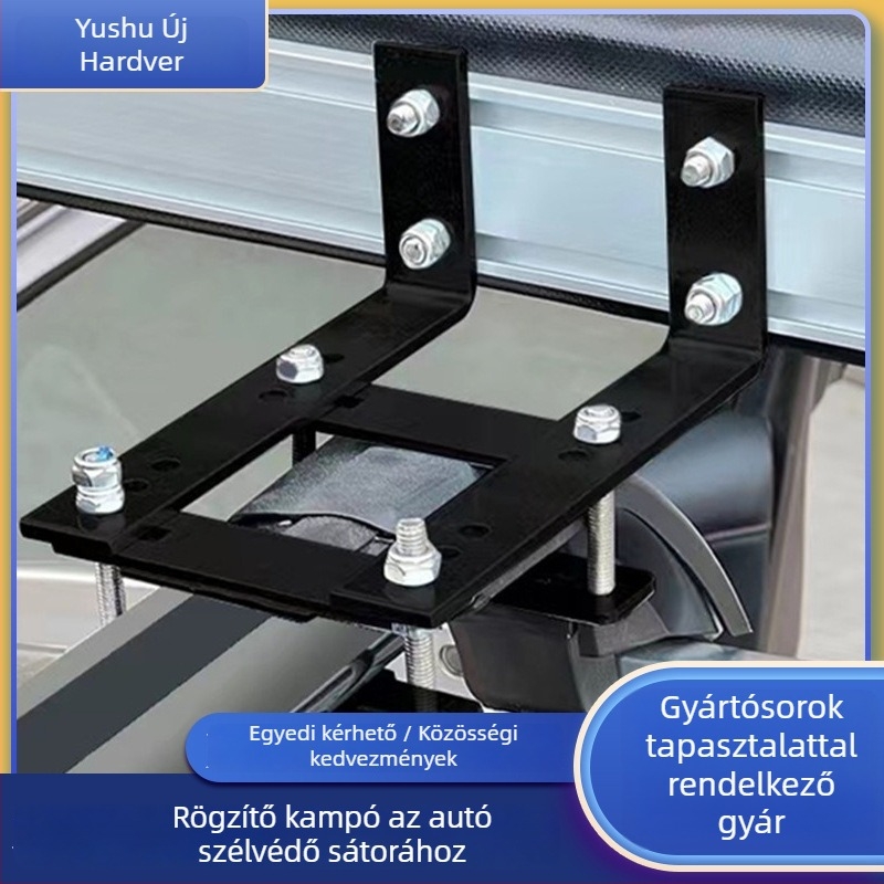 Autó oldal sátor rögzítő készlet kereszttartó kiegészítőkkel, sátor típusú ponyva sorozat, márka yxj, anyag vas