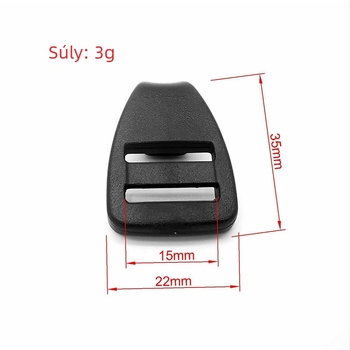 Mee POM műanyag csat és hevederzsinór-horgok hegymászó hátizsákokhoz és sátrakhoz — kopásálló poggyász-kiegészítő