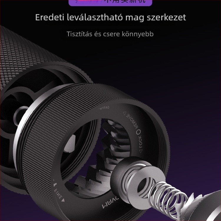 Kézi kávédaráló, rozsdamentes acél kivitel, kávébabokhoz