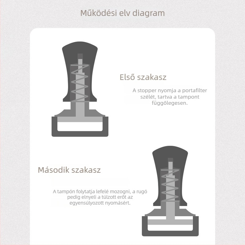 Rugalmas porprés rozsdamentes acélból, 300 g, Lézergravírozott logó, Magáncímke elérhető