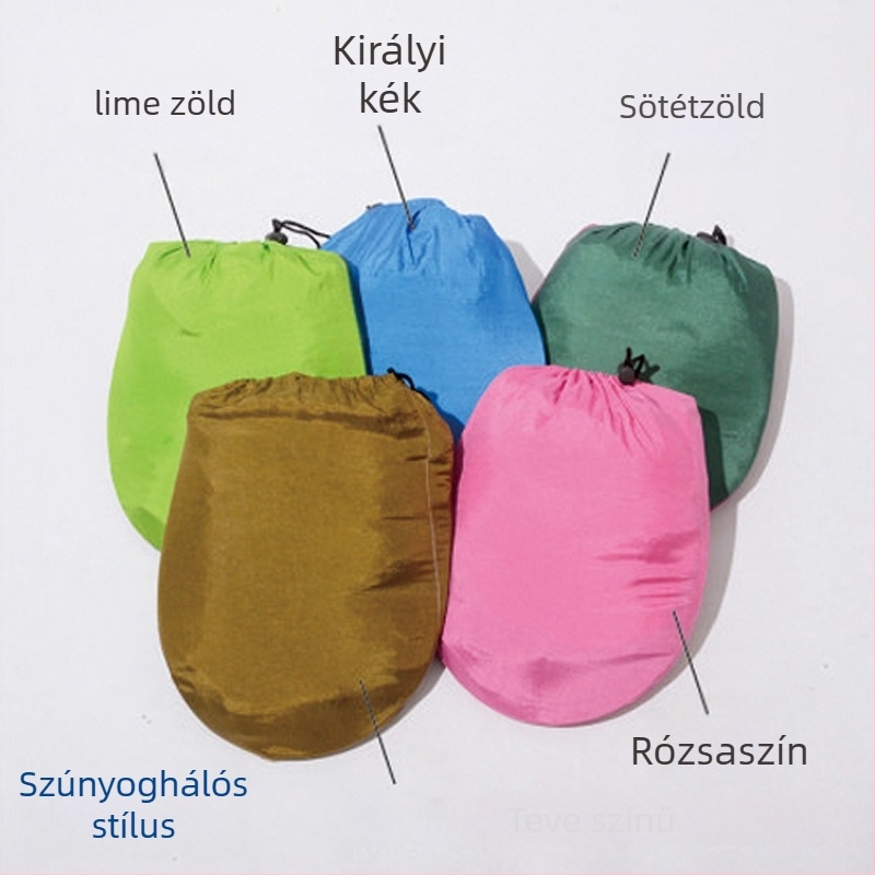 Parachute vászon hammock, egy- vagy kétszemélyes, tartó nélkül, maximális teher 250