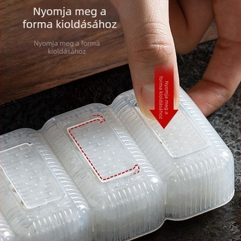 Öt részes DIY műanyag rizsgolyó-formázó készlet nori-sushihoz