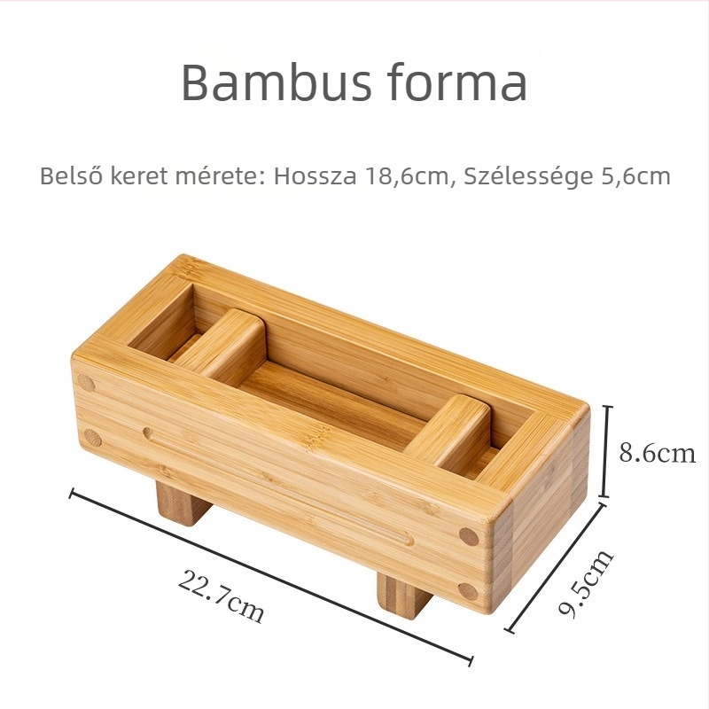 Kézi préselésű sushi forma – bambusz és fa anyagú DIY forma japán és koreai konyhához