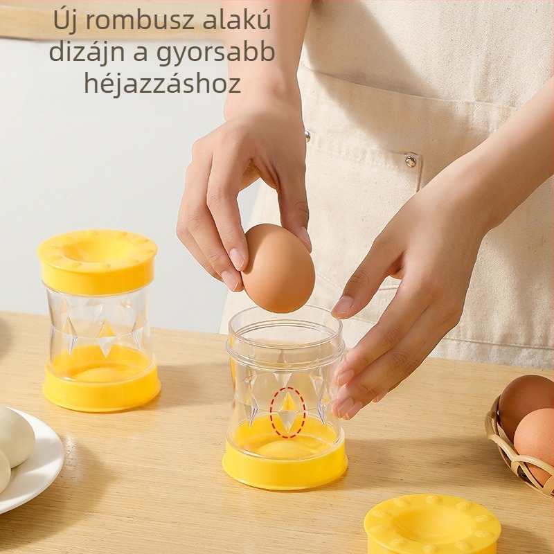 Tojáshéj-szétválasztó - kézi konyhai eszköz, műanyag, modern minimál stílus, 2021 nyári kiadás