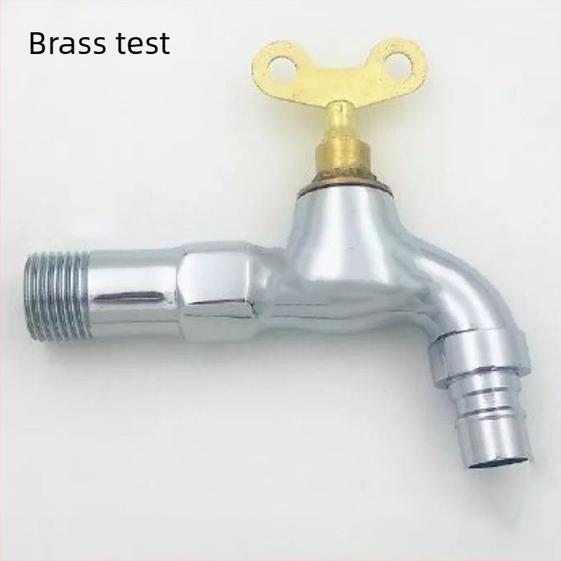 Zárható kültéri falra szerelt mosógép-csaptelep kerámiatárcsás szeleppel, 0–90°C, modell 1202