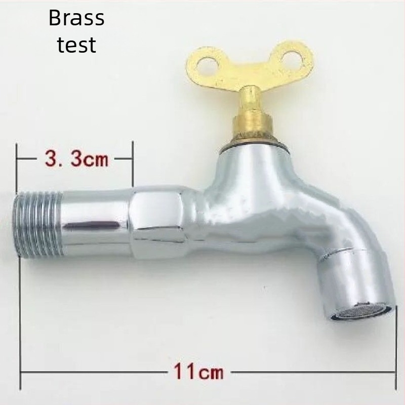 Zárható kültéri falra szerelt mosógép-csaptelep kerámiatárcsás szeleppel, 0–90°C, modell 1202