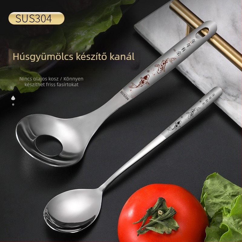 Medaya Rozsdamentes acél húsgolyó és halgolyó készítő, 304 rozsdamentes acél, csúszásmentes fogantyú
