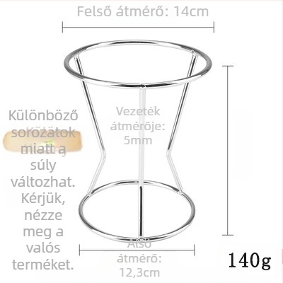 Rozsdamentes acélból készült kónikus tölcsér takoyakihoz – DIY forma, nyomtatott logó, Azelay Lai