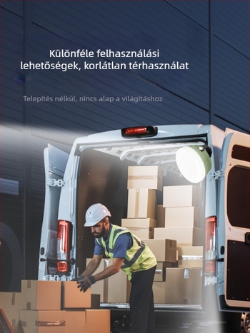 Chigo kempinglámpa – Napelemes, újratölthető LED, 20W, hosszú üzemidejű sátorvilágítás vészfunkcióval.