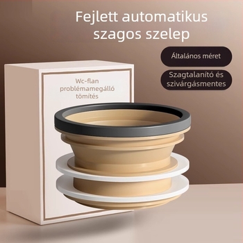 WC fali tömítés, vastagított integrált tömítőgyűrű, szivárgásmentes, ABS + szilikagél anyag, Mubin márka