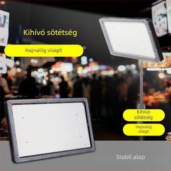 Újratölthető LED kemping lámpa utcai standokhoz, 432 LED-diódával, 150W, bemenet 5V/2A, kültéri erős világítás