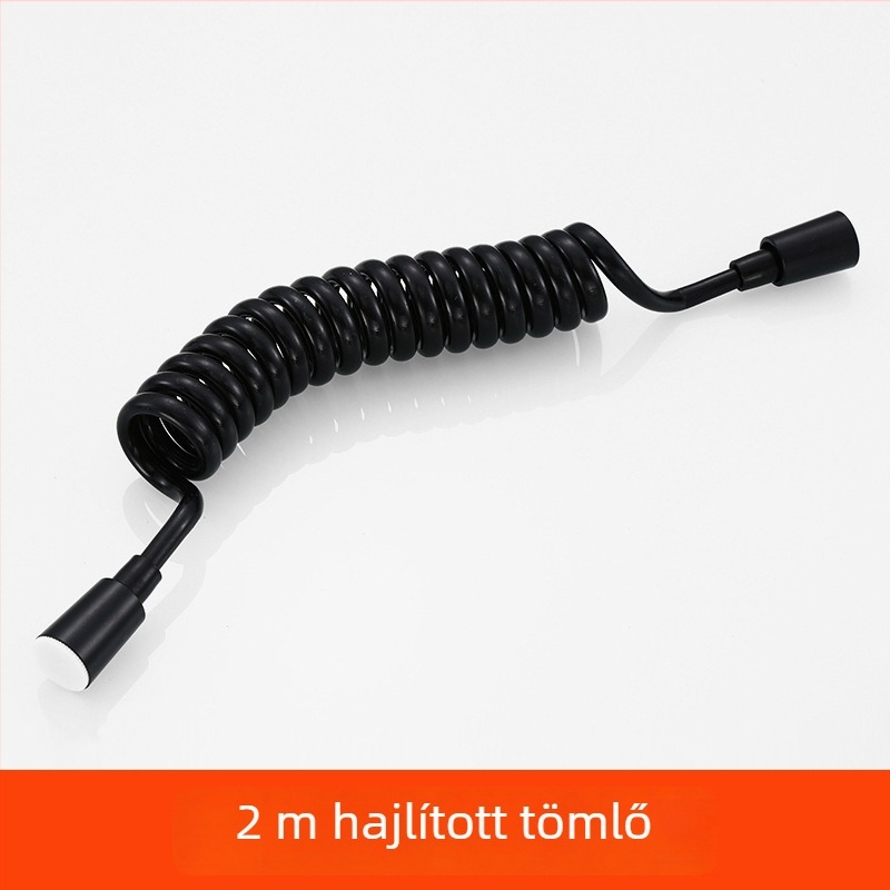 Kézi zuhannyal és tömlővel rendelkező zuhanyfej készlet – Top-Spray eső, rozsdamentes acél, forgó állvány