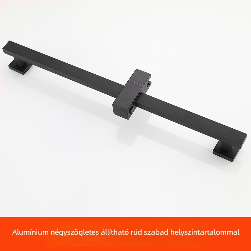 Kézi zuhannyal és tömlővel rendelkező zuhanyfej készlet – Top-Spray eső, rozsdamentes acél, forgó állvány