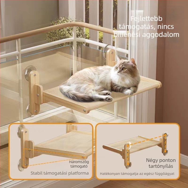 Fa macska hammock – macska fészek, háziállat fészek