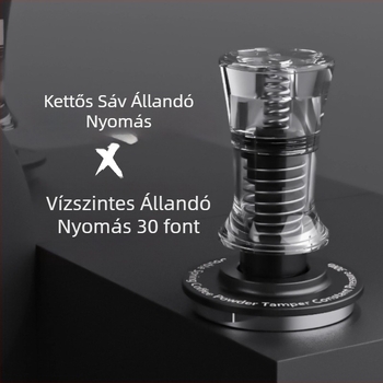 Kávé tampelő - rozsdamentes acél, modern minimalista stílus, 240 g, termékkód A015, Kraft papír doboz