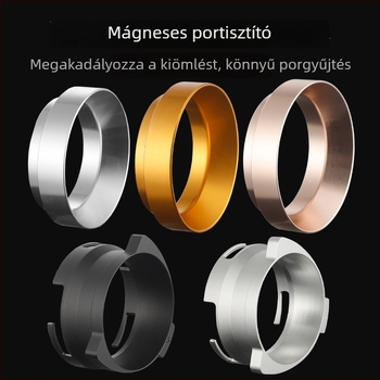 Mágneses kávépor gyűrű antisplash védelemmel, adagoló gyűrű, 51/53/58 mm-es, eszpresszógéphez