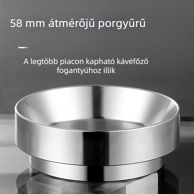 Mágneses kávépor gyűrű antisplash védelemmel, adagoló gyűrű, 51/53/58 mm-es, eszpresszógéphez