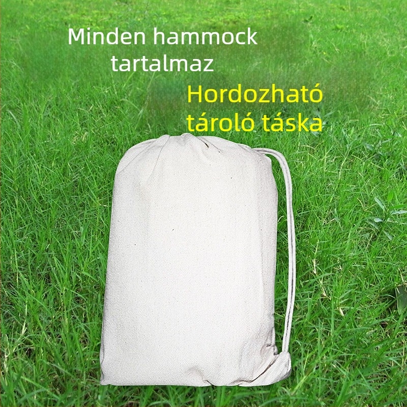 Kültéri vászon függőágy (Márka: Fuhua, Teherbírás: 200 kg, Súly: 1,5 kg)