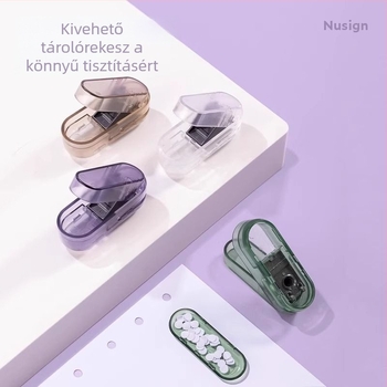 Deli NS088 Kézi egylyukas lyukasztó, 12 mm lyukasztási vastagság, hordozható jegy lyukasztó