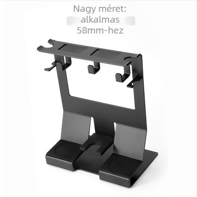 Bar kávéeszköz tároló állvány, fémből, modern minimál stílus, otthonra és kávézóba