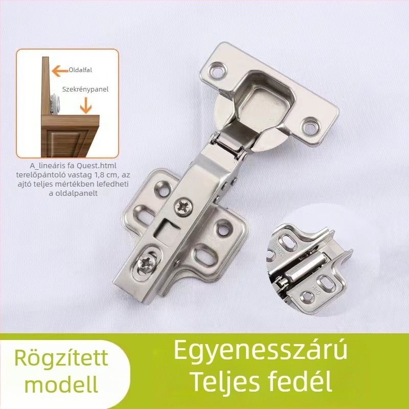 Leválasztható teljes fedésű csukló hidraulikus csillapítással, vastag oldalpanelehez, hidegen hengerelt acélból, sztancolási folyamat