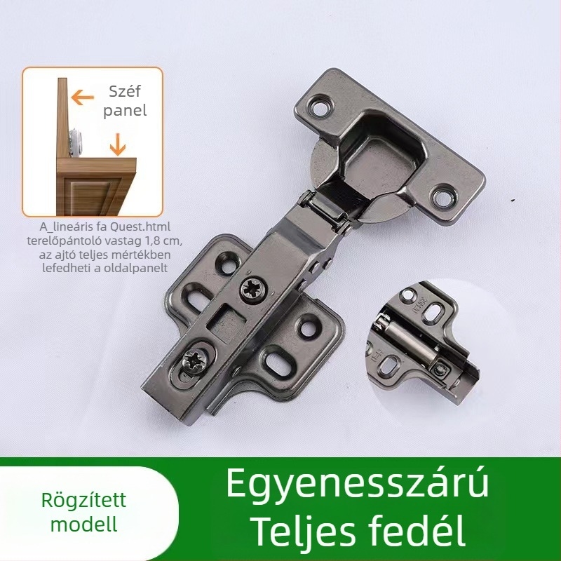 Leválasztható teljes fedésű csukló hidraulikus csillapítással, vastag oldalpanelehez, hidegen hengerelt acélból, sztancolási folyamat