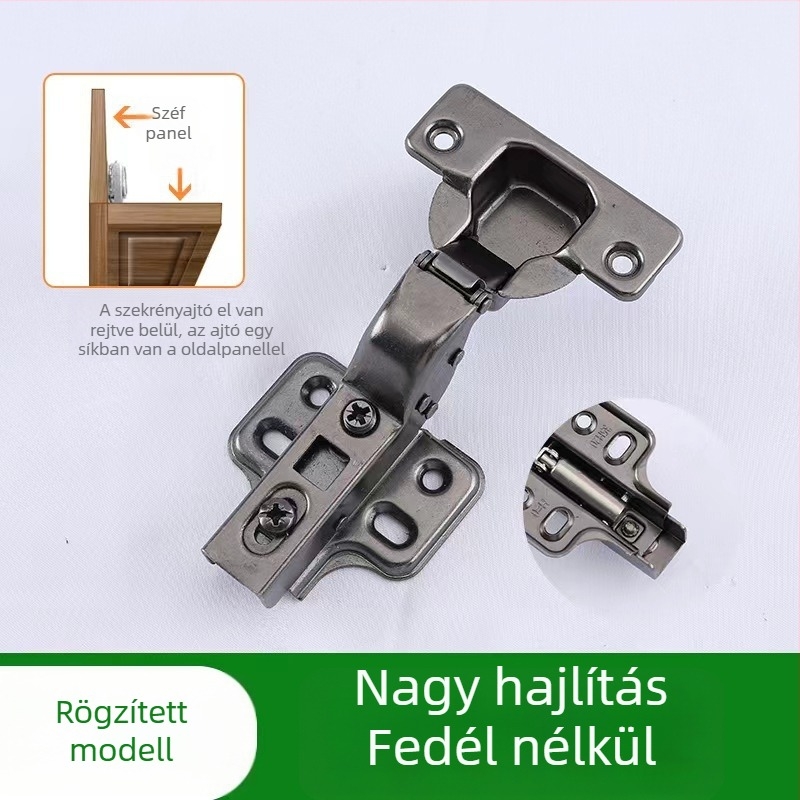 Leválasztható teljes fedésű csukló hidraulikus csillapítással, vastag oldalpanelehez, hidegen hengerelt acélból, sztancolási folyamat