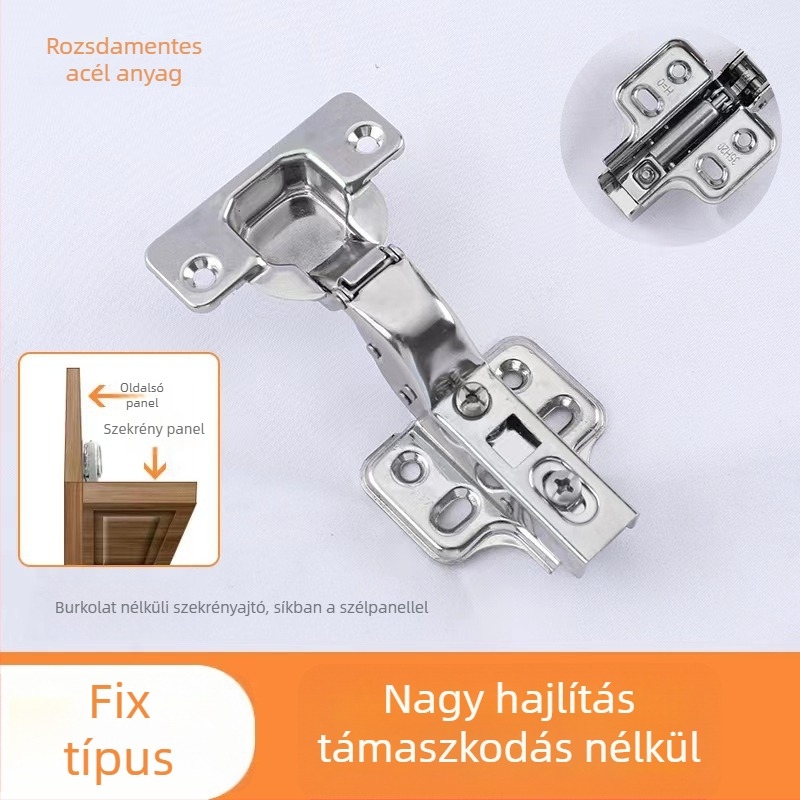 Leválasztható teljes fedésű csukló hidraulikus csillapítással, vastag oldalpanelehez, hidegen hengerelt acélból, sztancolási folyamat