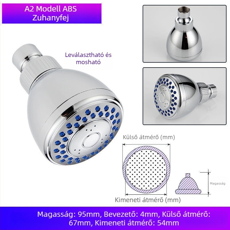 Zuhanyfej fürdőkádhoz – műanyag, Watermarks tanúsítvány, fürdőszobai kiegészítők, új kínai stílus