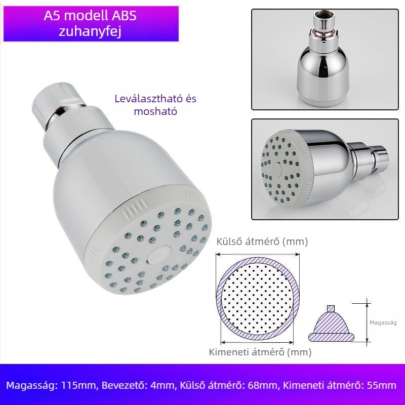 Zuhanyfej fürdőkádhoz – műanyag, Watermarks tanúsítvány, fürdőszobai kiegészítők, új kínai stílus