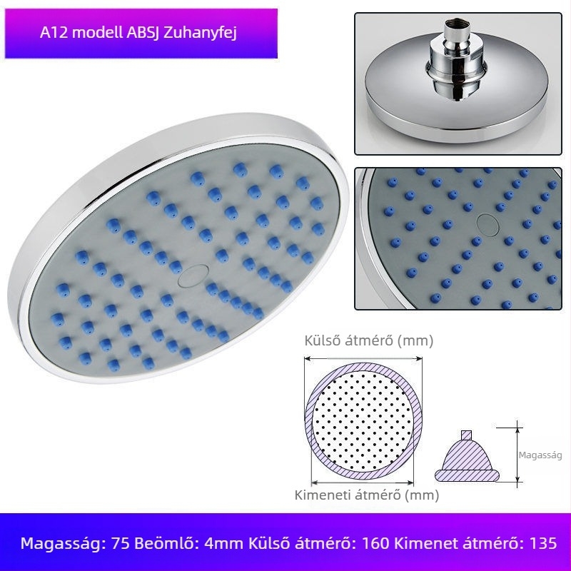 Zuhanyfej fürdőkádhoz – műanyag, Watermarks tanúsítvány, fürdőszobai kiegészítők, új kínai stílus