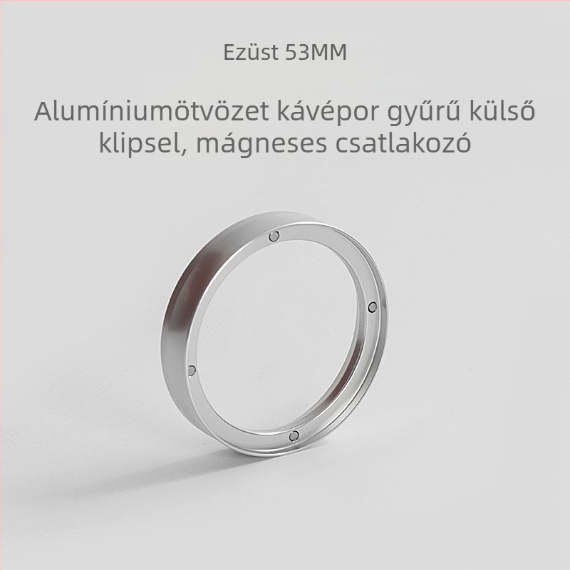 Kávépor összekötő gyűrű, alumínium, modern minimalista dizájn, automatikus működés, bárok, éttermek, otthonok, kávézók és intézmények számára