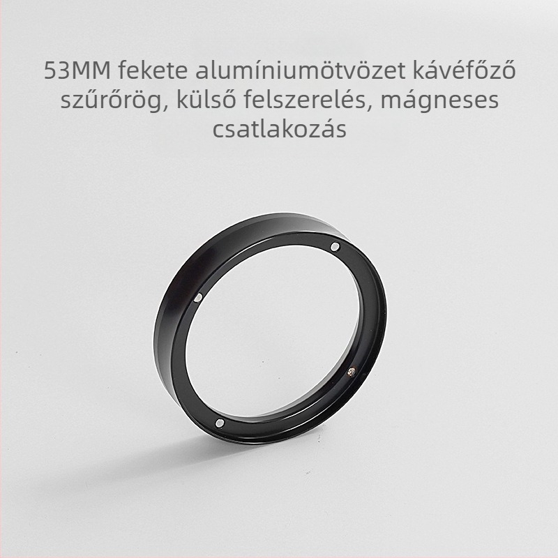 Kávépor összekötő gyűrű, alumínium, modern minimalista dizájn, automatikus működés, bárok, éttermek, otthonok, kávézók és intézmények számára
