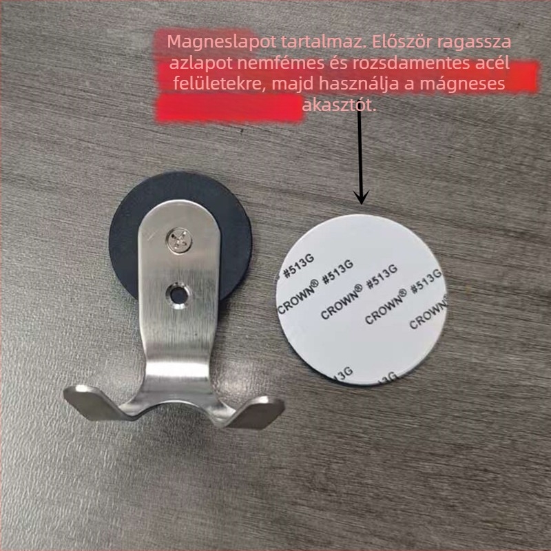 Mágneses akasztó kávéfőző gépekhez szarvas fej formájú fogantyúval — magas színvonalú, egyszerű stílus; alkalmas éttermeknek, kávézóknak, otthonoknak és irodáknak