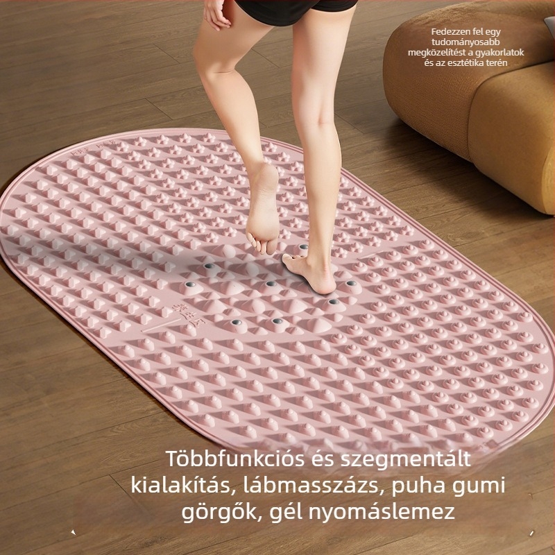Szilikon talpmasszázs matrac mágneses kövekkel a láb boltozatának és talpának masszírozásához, otthoni jóga | Márka Aideruipin