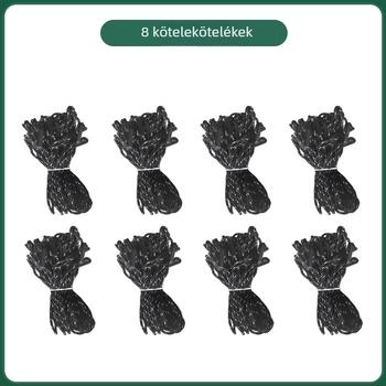 Heavenly Hope Vasból Készült Sátor- és Árnyékoló Kiegészítők — Megerősített Kettős Lyukú Kapocs a Huzalhoz, Fluoreszkáló Földcövek