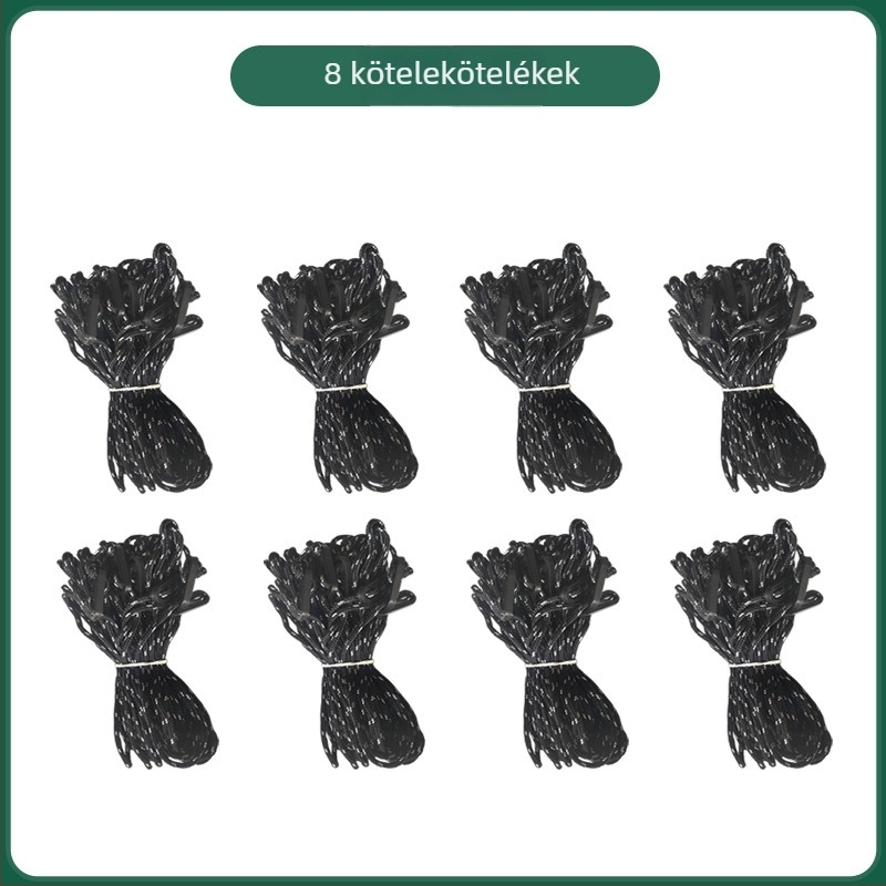 Heavenly Hope Vasból Készült Sátor- és Árnyékoló Kiegészítők — Megerősített Kettős Lyukú Kapocs a Huzalhoz, Fluoreszkáló Földcövek