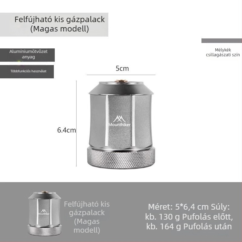 Yunzi kemping gáz gyertyás lámpa — izzólámpa, újratölthető energia, kültéri világítás