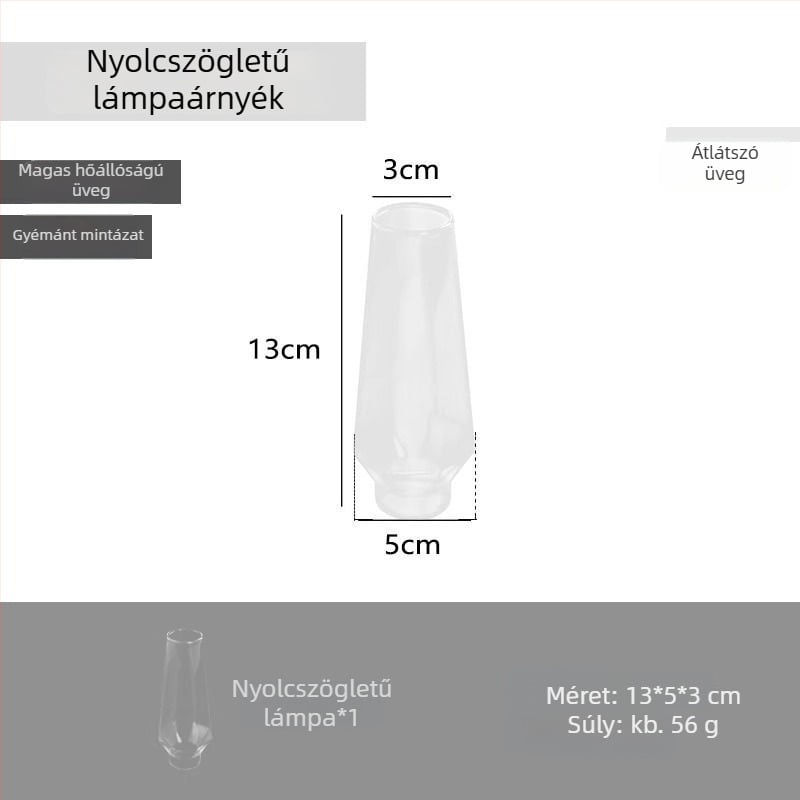 Yunzi kemping gáz gyertyás lámpa — izzólámpa, újratölthető energia, kültéri világítás
