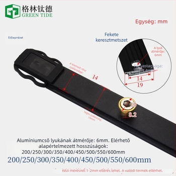 Kaszett ablak zárócsík kiegészítő – ötvözet átviteli rúd csatlakozó csúszka, anti-biztonságos, csendes működés, Modell GZ-01