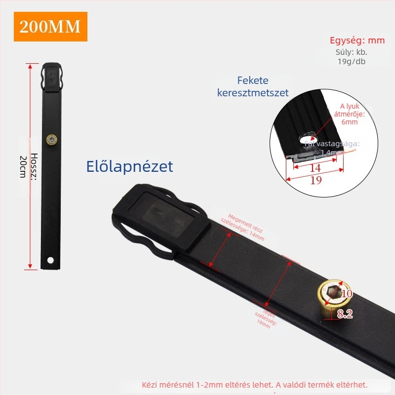 Kaszett ablak zárócsík kiegészítő – ötvözet átviteli rúd csatlakozó csúszka, anti-biztonságos, csendes működés, Modell GZ-01