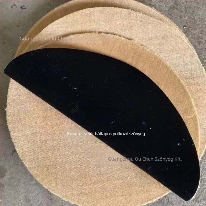 Polírozó takaró, kör alakú, polipropolén rost, csíkos mintázat, kopásálló sorozat