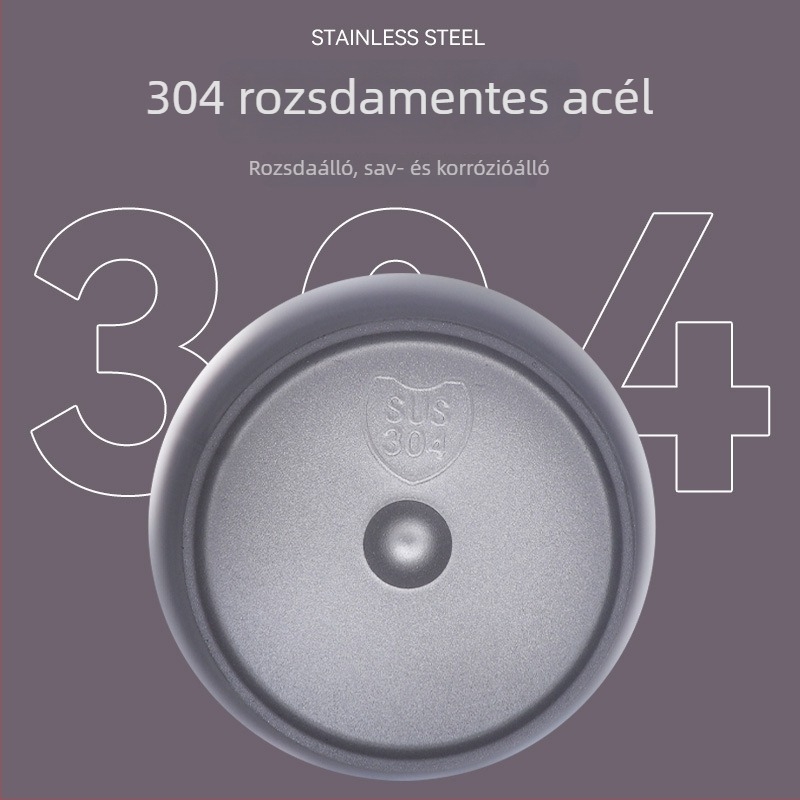 304 rozsdamentes acél belső, 201 külső; vákuum-szigetelés 6–12 óra; hőmérséklet kijelző; logóval testre szabható termosz