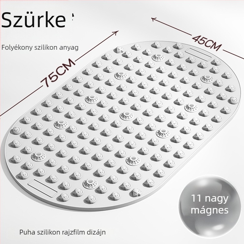 Lábmasszázs párna folyékony lágy szilikon akupresszúrás lemezzel, beltéri használatra és helyben futáshoz; súly 800 g